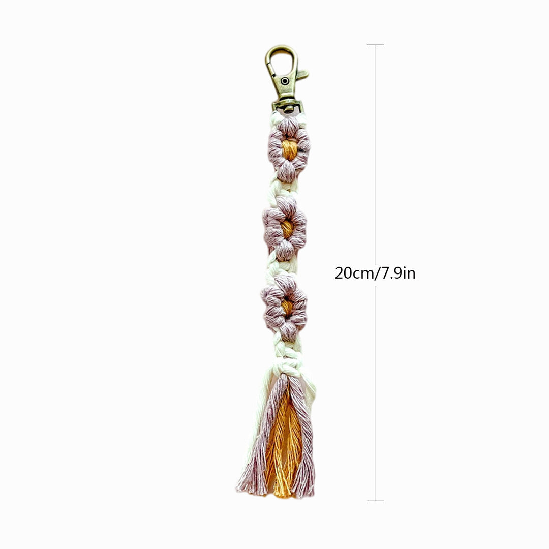 Macrame Tassel Keychain Bowlift