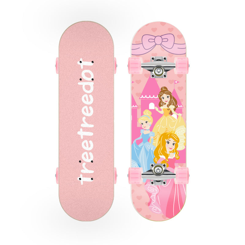 Unicorn-Themed Beginner Skateboard Bowlift
