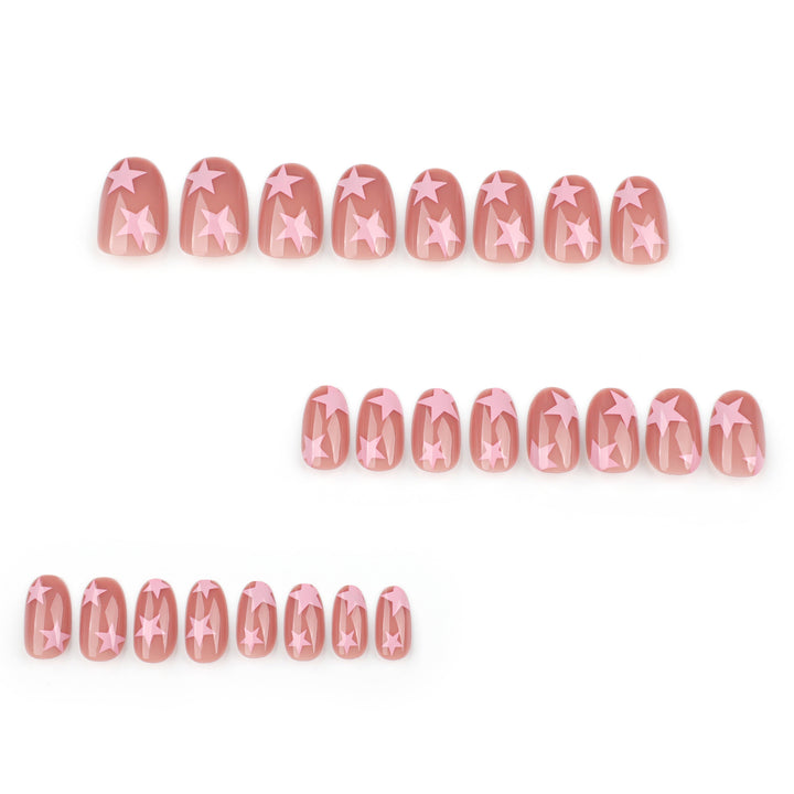 Artistic Nail Art with Star Motifs Bowlift