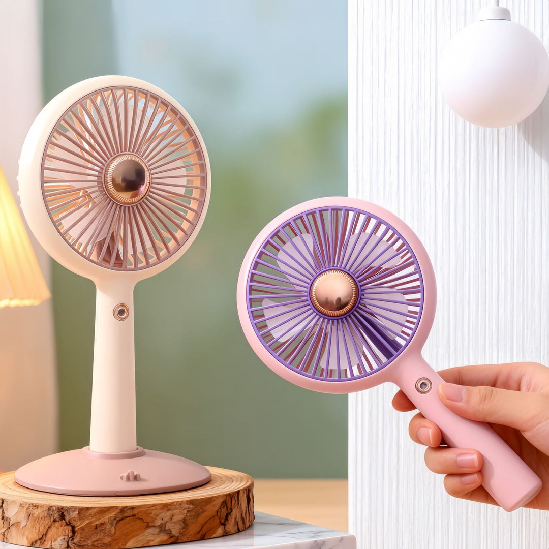 Women's Portable Table Fan with Adjustable Tilt Angle Bowlift