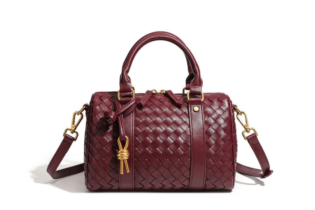 Elegant Braided Handbag Bowlift