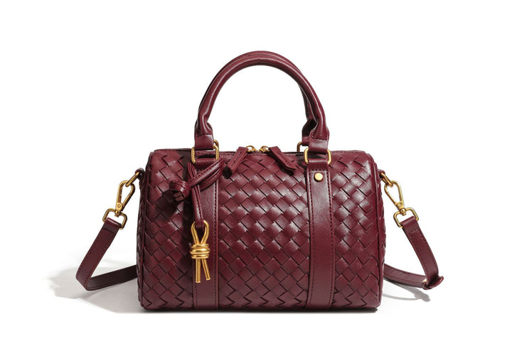 Elegant Braided Handbag Bowlift