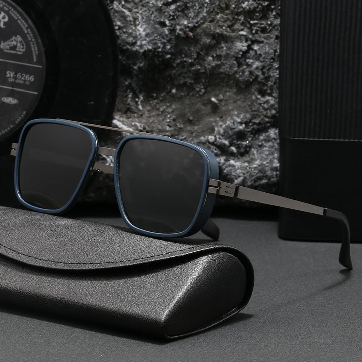 Men's Premium Sunglasses in Modern Square Design Bowlift
