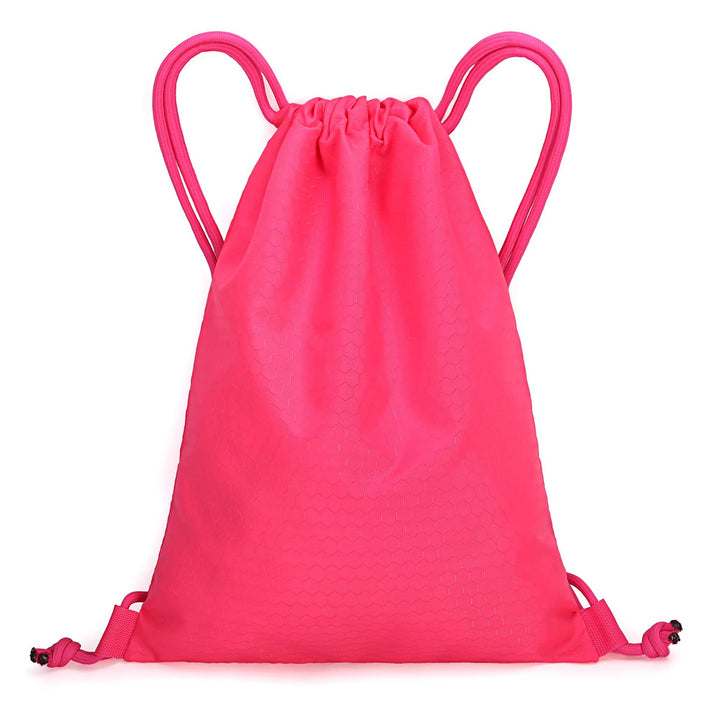 Honeycomb Texture Drawstring Backpack Bowlift