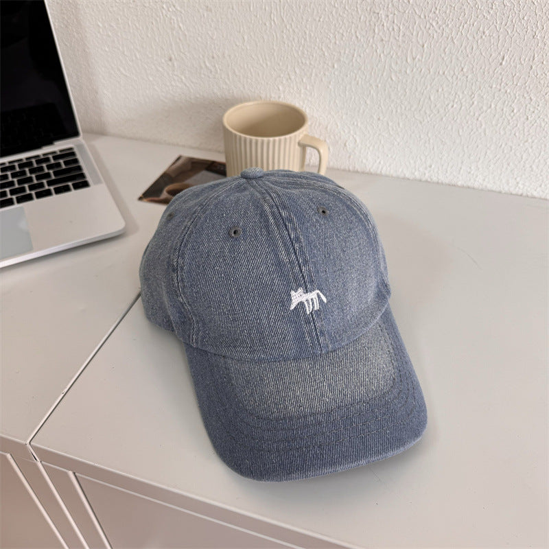 Men's Casual Graphic Denim Baseball Cap Bowlift