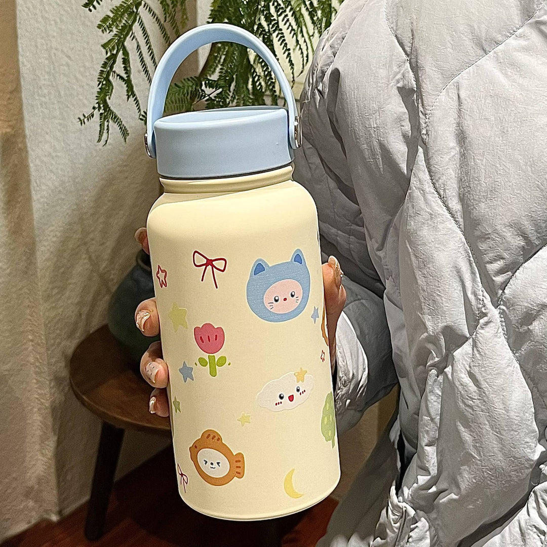 Women’s insulated bottle with practical carrying bag and playful design Bowlift