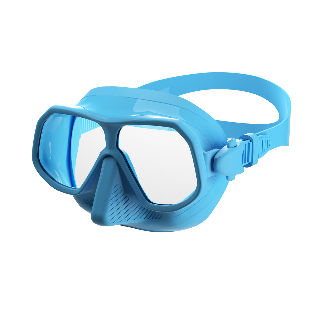 High-performance dive mask with visibility protection and anti-fog technology Bowlift