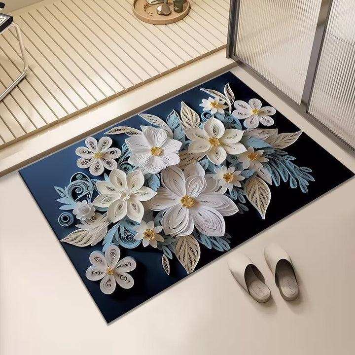 Artistic Floral Area Rug