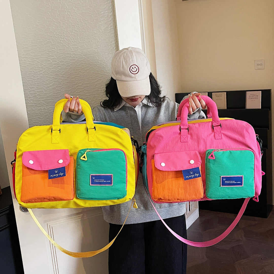 Multi-Pocket Utility Travel Duffel Bag Bowlift