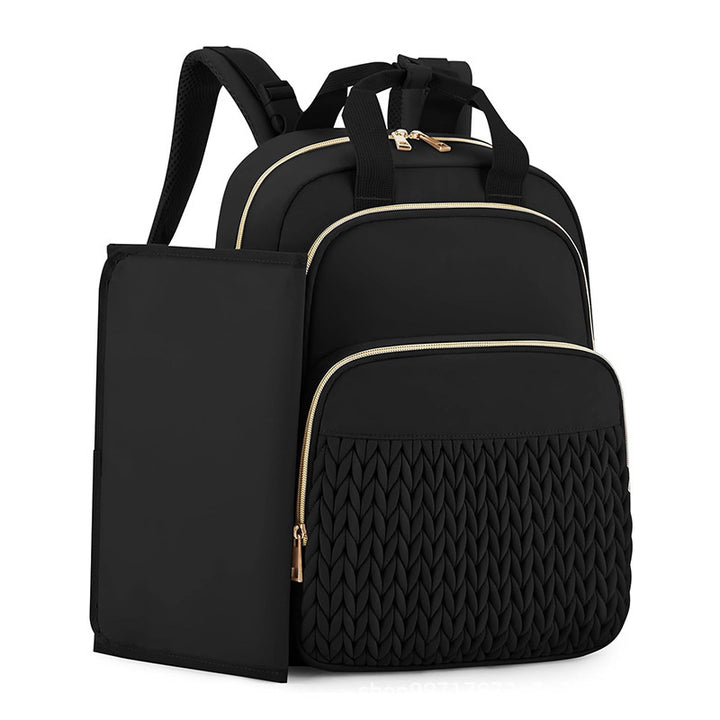 Fashionable backpack with structured design and multiple compartments Bowlift