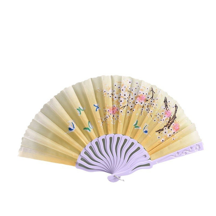 Ladies' artistically designed hand fan Bowlift