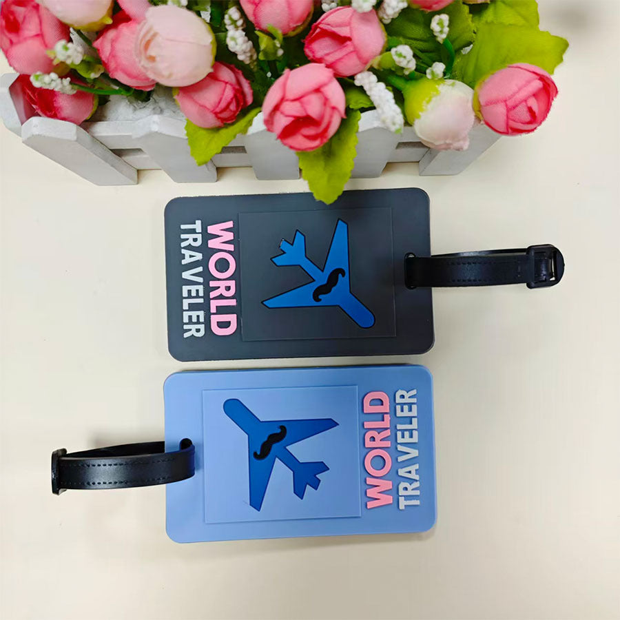 Unisex Luggage Tag with Unique Airplane Design Bowlift