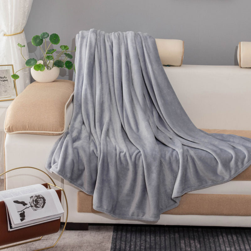 Ladies luxurious fleece blanket with soft texture Bowlift