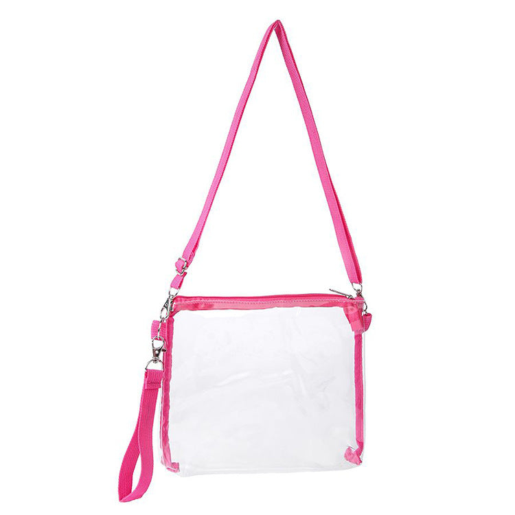 Transparent shoulder bag with adjustable shoulder strap Bowlift