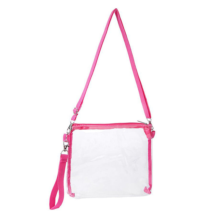 Transparent shoulder bag with adjustable shoulder strap Bowlift