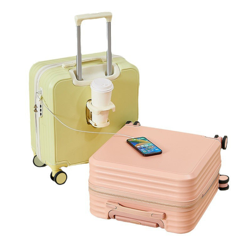 Compact Hard-Shell Rolling Suitcase Bowlift