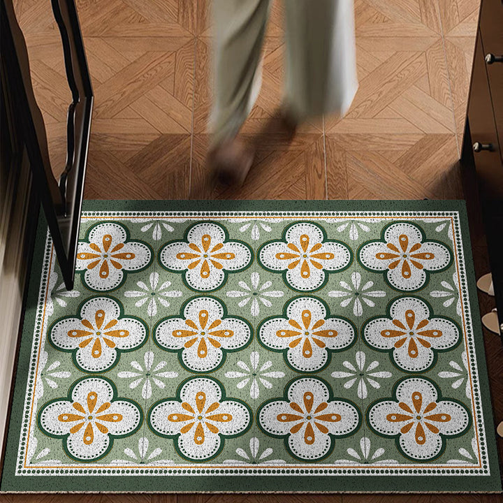 Decorative Floral Doormat