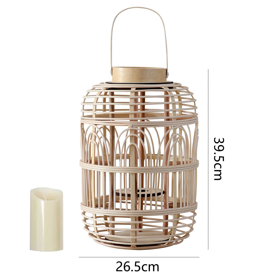 Decorative Rattan Lantern Bowlift