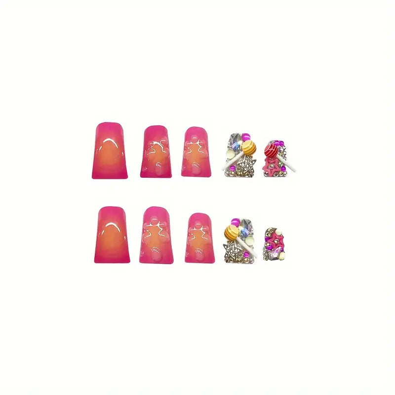 Artistic Glam Nail Extensions Bowlift
