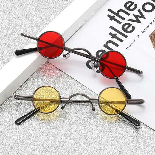 Women's fashionable round glasses with intricate metal frame Bowlift