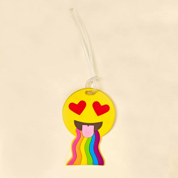 Unisex Luggage Tag in Emoji Design Bowlift