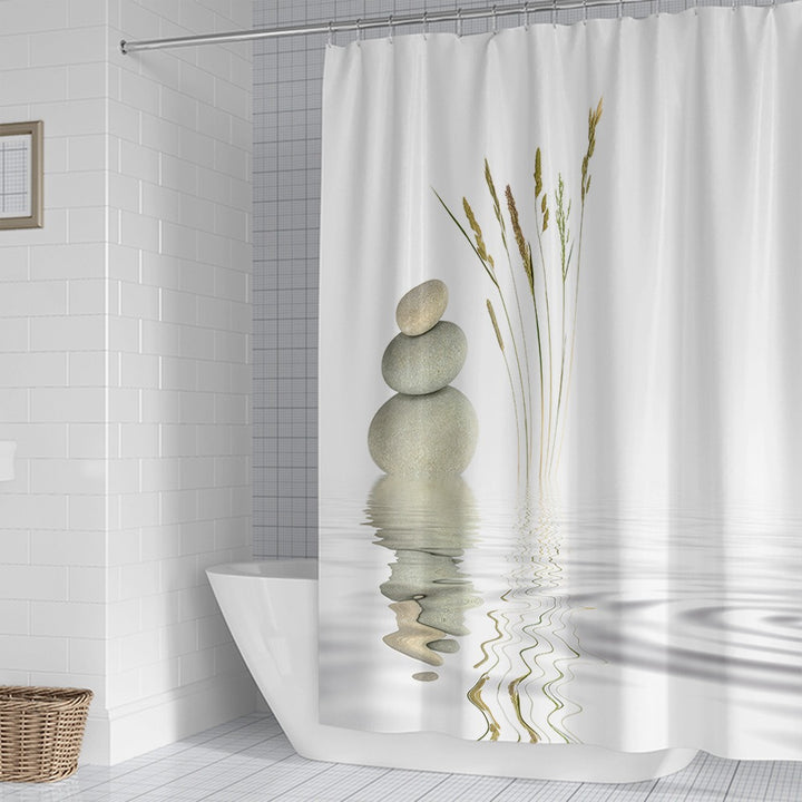 Artistic Floral Shower Curtain Bowlift