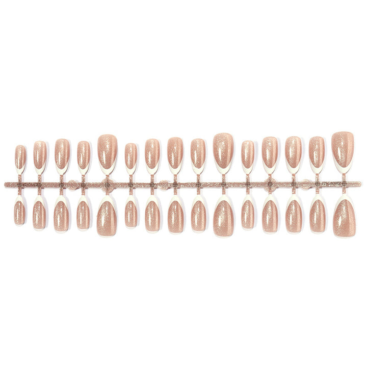 Premium Glittery Press-On Nail Set Bowlift