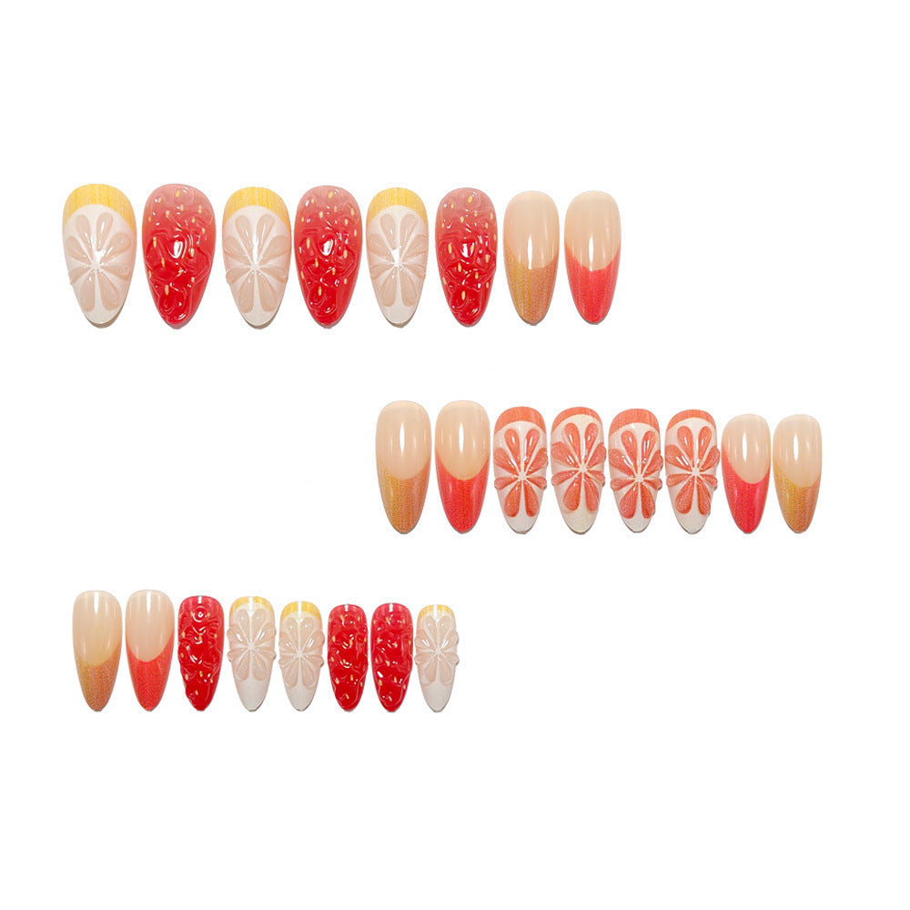 Trendy Art Nails in Fruit Design Bowlift