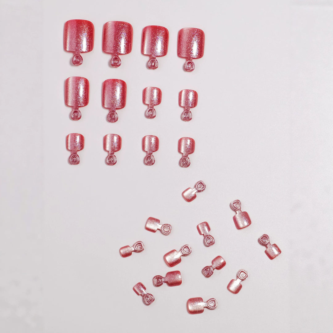 Decorative Glitter Press-On Nail Set Bowlift
