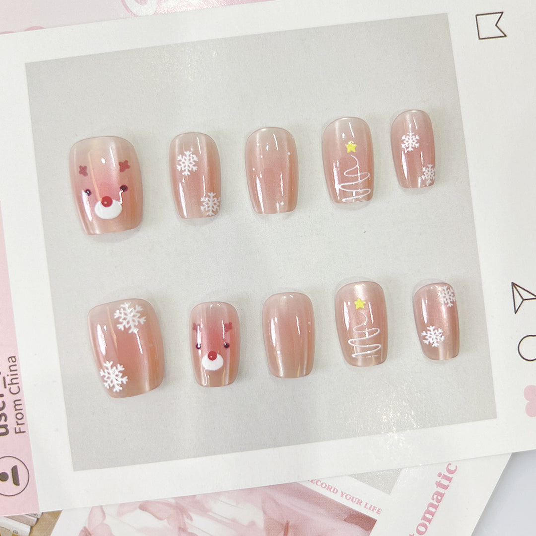 Creative Christmas Art Nails Bowlift
