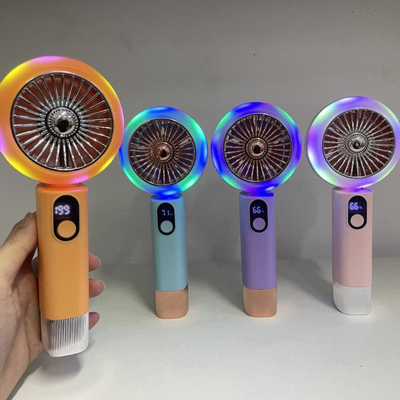 Unisex Portable USB Hand Fan with Powerful Battery Bowlift