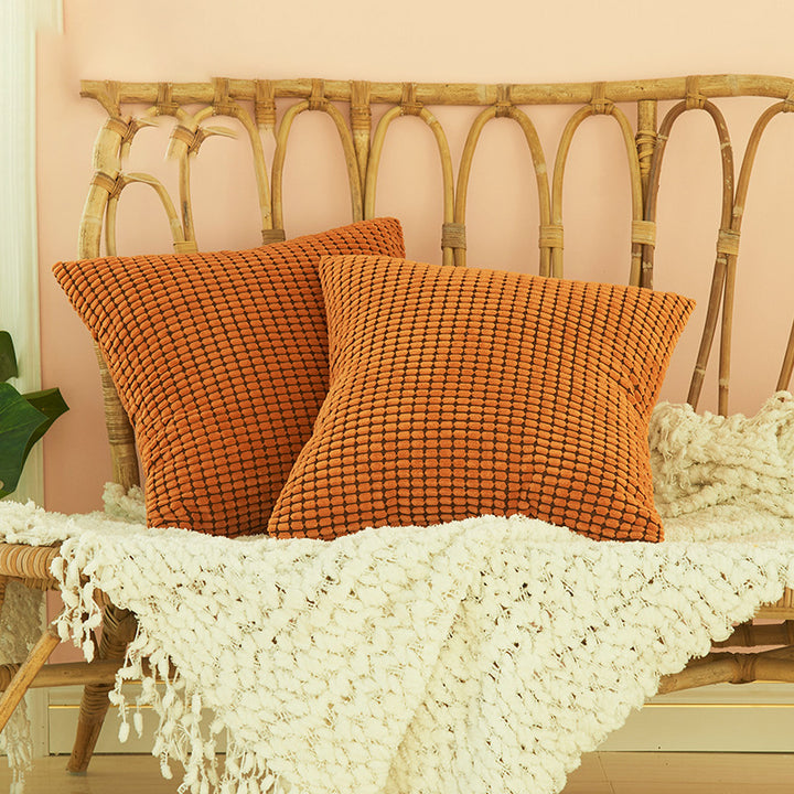 Textured Square Decorative Pillow