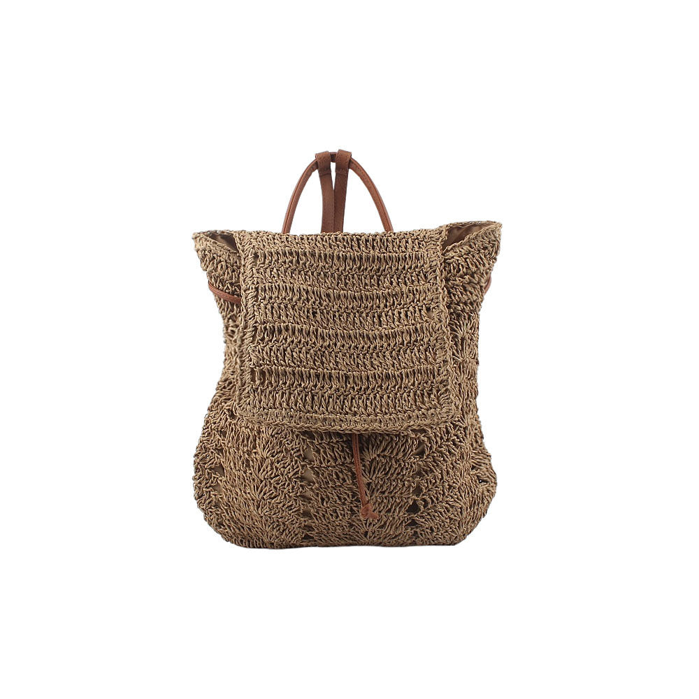 Trendy Macrame Backpack Bag Bowlift