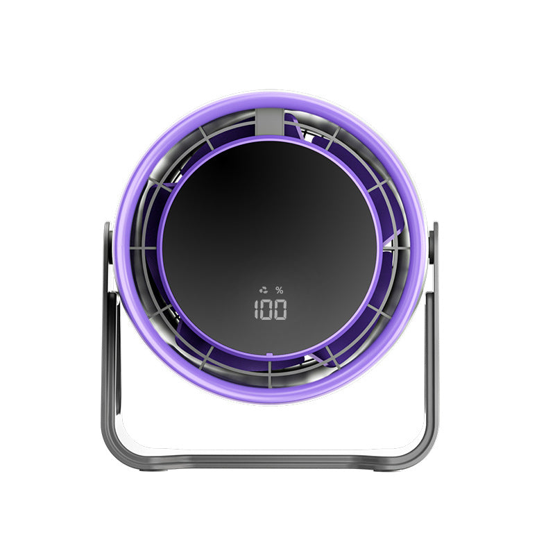 Women's portable table fan with LED light Bowlift