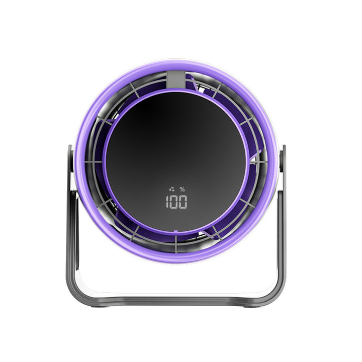 Women's portable table fan with LED light Bowlift