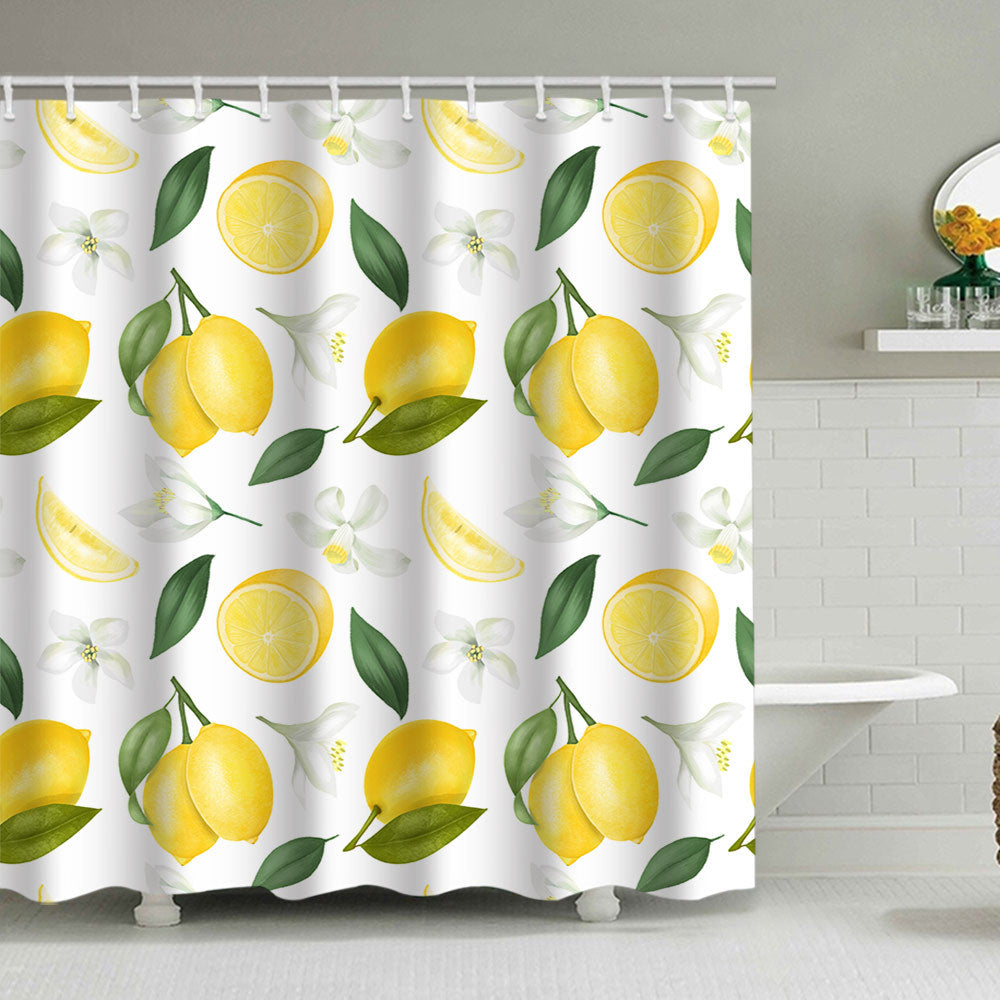 Decorative Bathroom Shower Curtain Bowlift