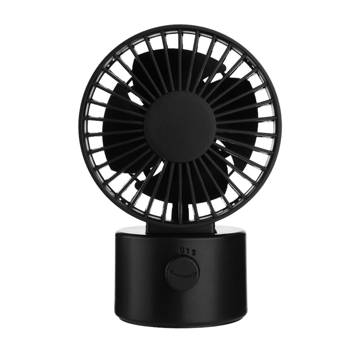 Unisex compact table fan with tiltable head and rechargeable battery Bowlift