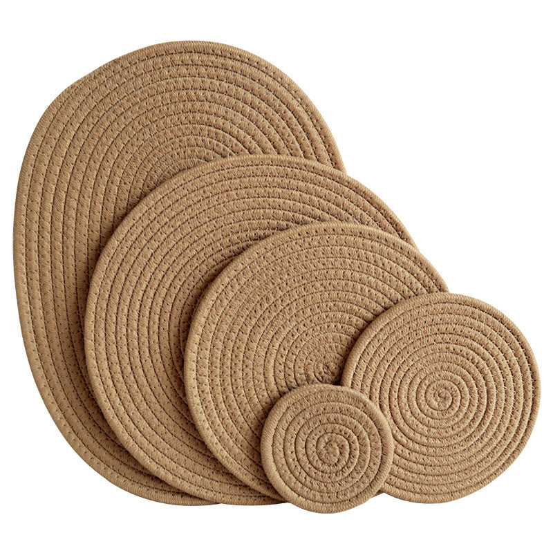 Ladies round placemats made of high-quality natural material Bowlift