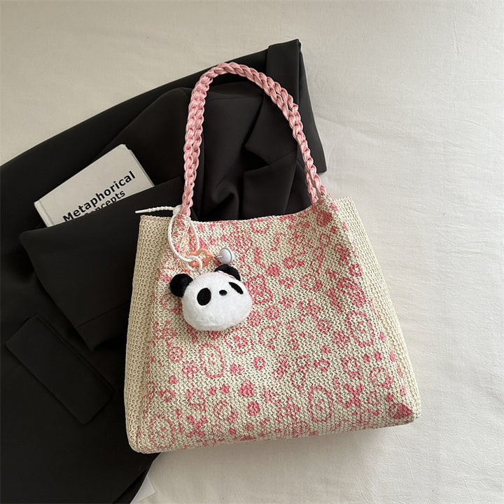 Chic Woven Tote Bag Bowlift