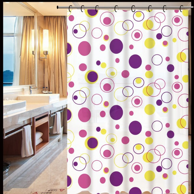 Elegant Floral Shower Curtain Bowlift