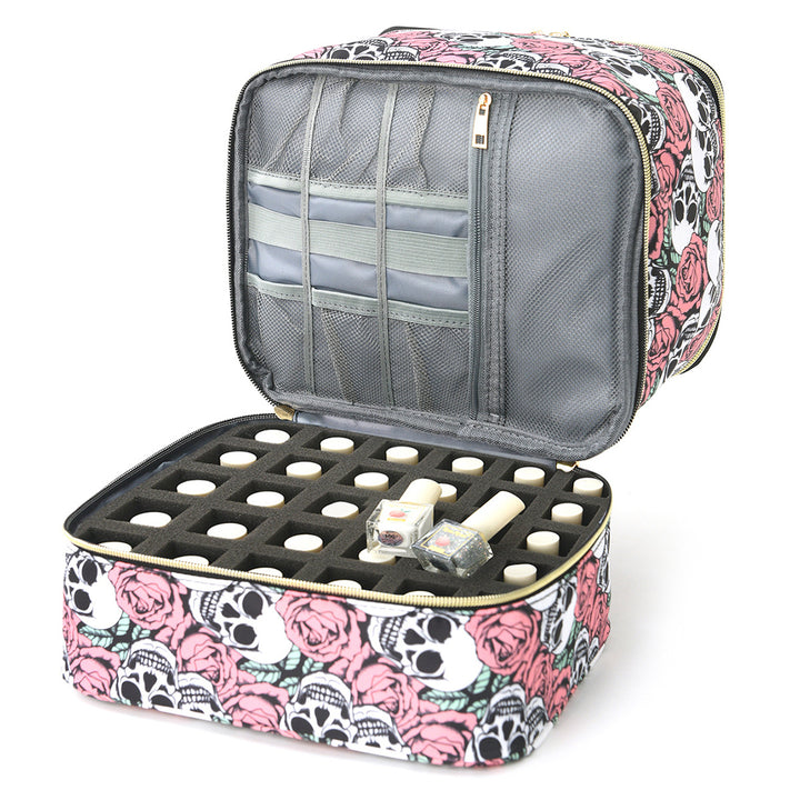 Cosmetic storage bag with two separate compartments Bowlift