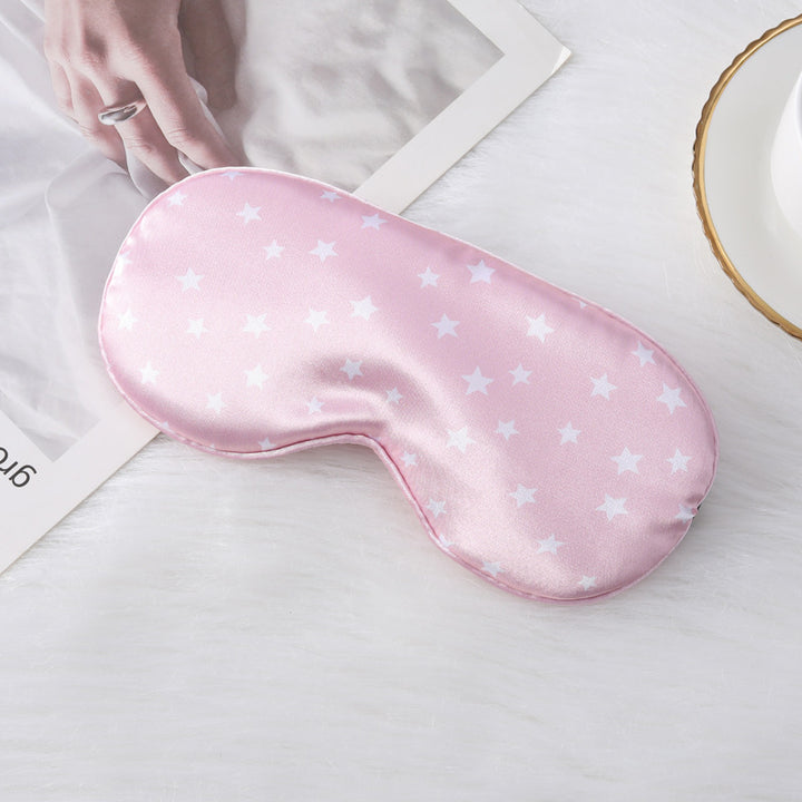 Women nan silky-soft contoured sleep mask with comfort padding and star pattern Bowlift