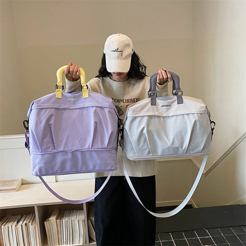 Multi-Functional Travel Duffel Bag with Adjustable Strap Bowlift