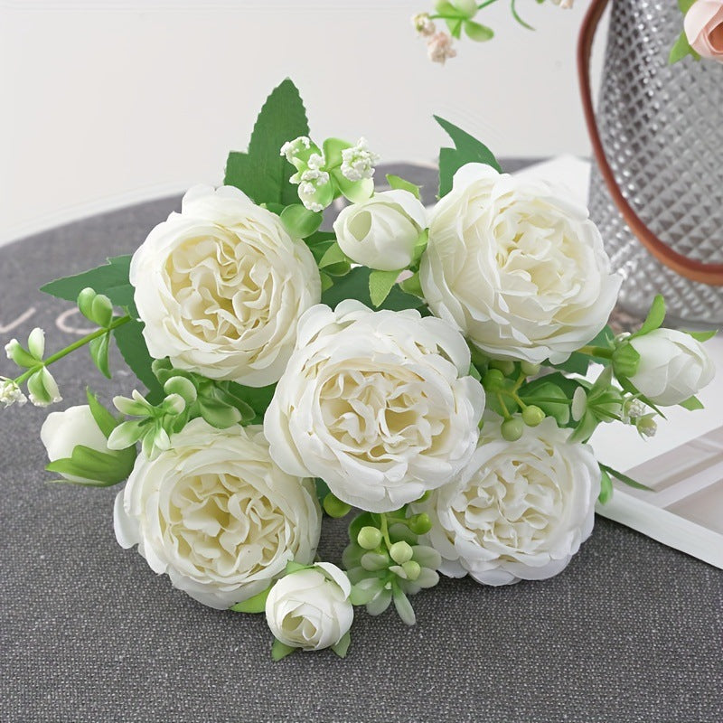 Elegant Faux Rose Bouquet
