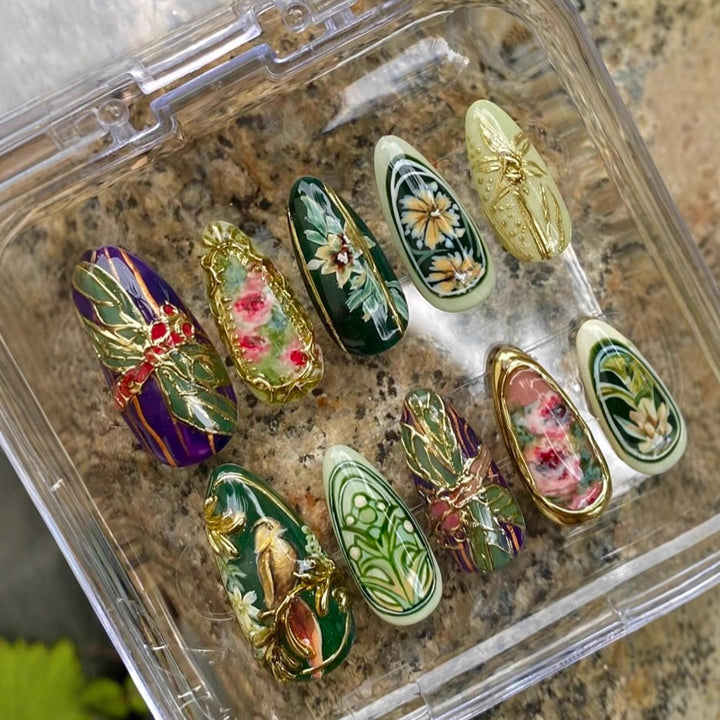 Elegant Artistic Nail Art Set Bowlift