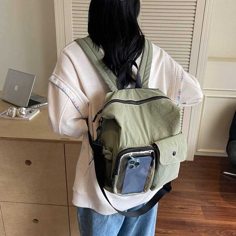 Multifunctional Casual Crossbody Backpack Bowlift
