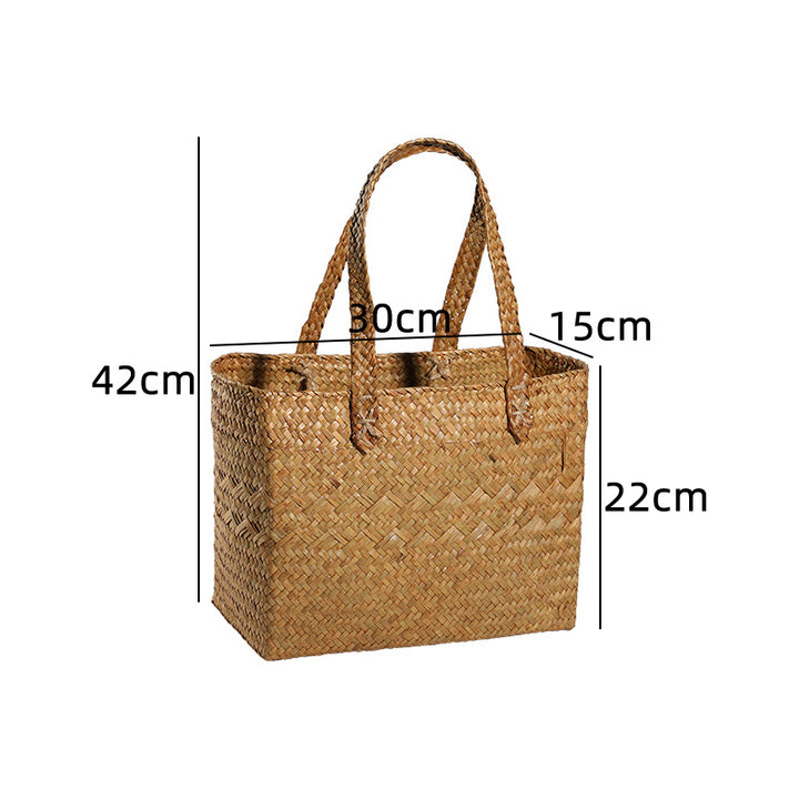 Unisex Braided Basket with Sturdy Handles Bowlift
