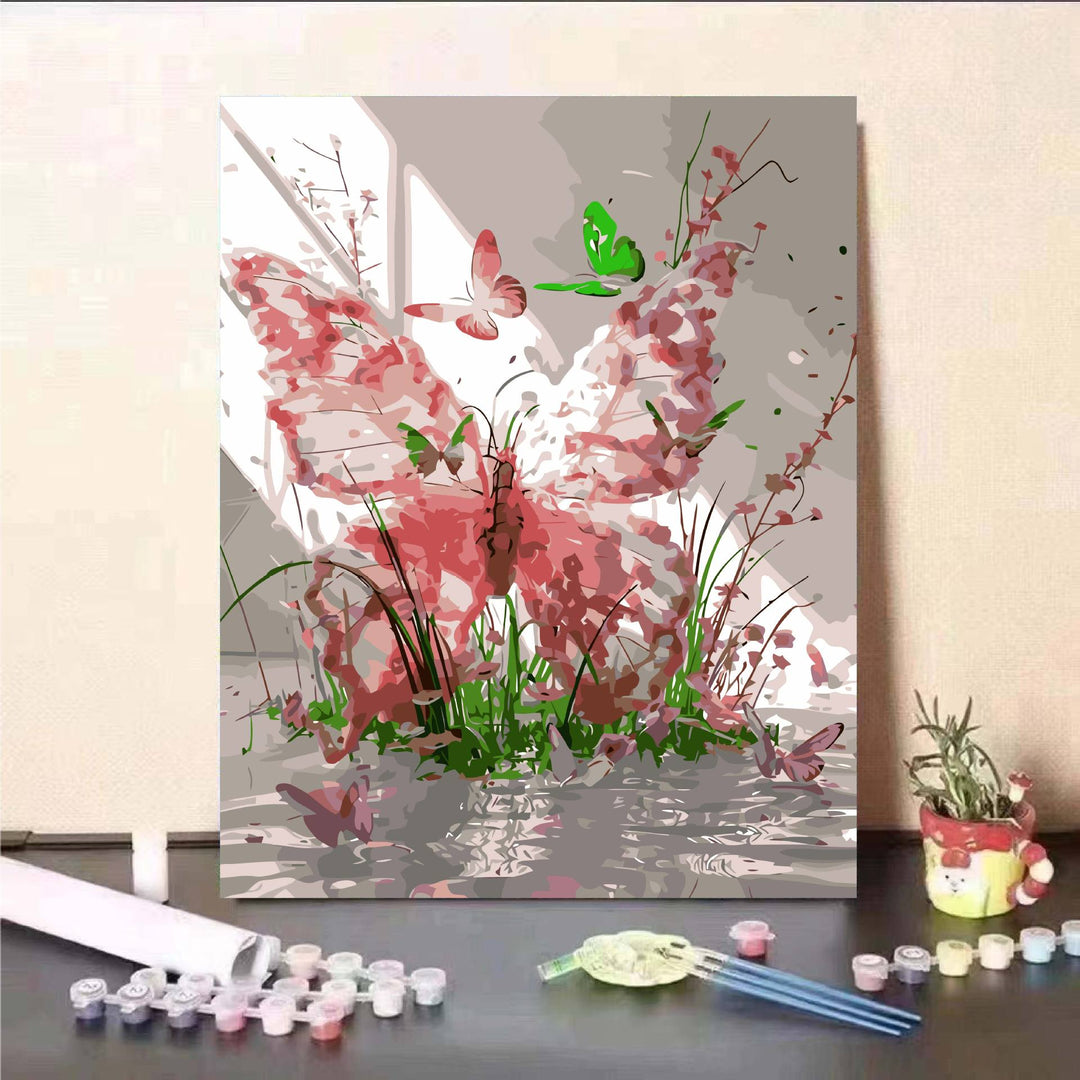 Floral Fantasy Paint by Numbers Wall Art Bowlift