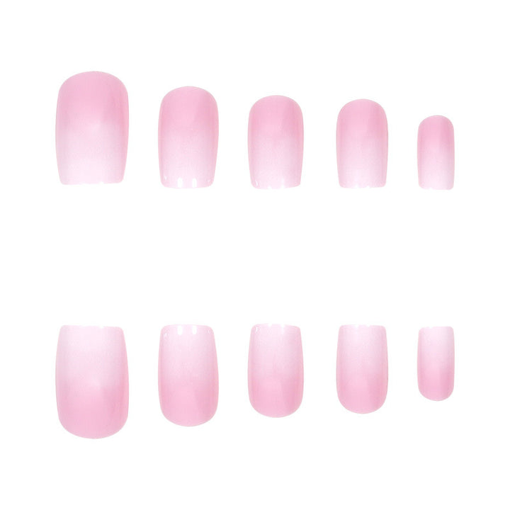 Ombre Square Press-On Nails Bowlift
