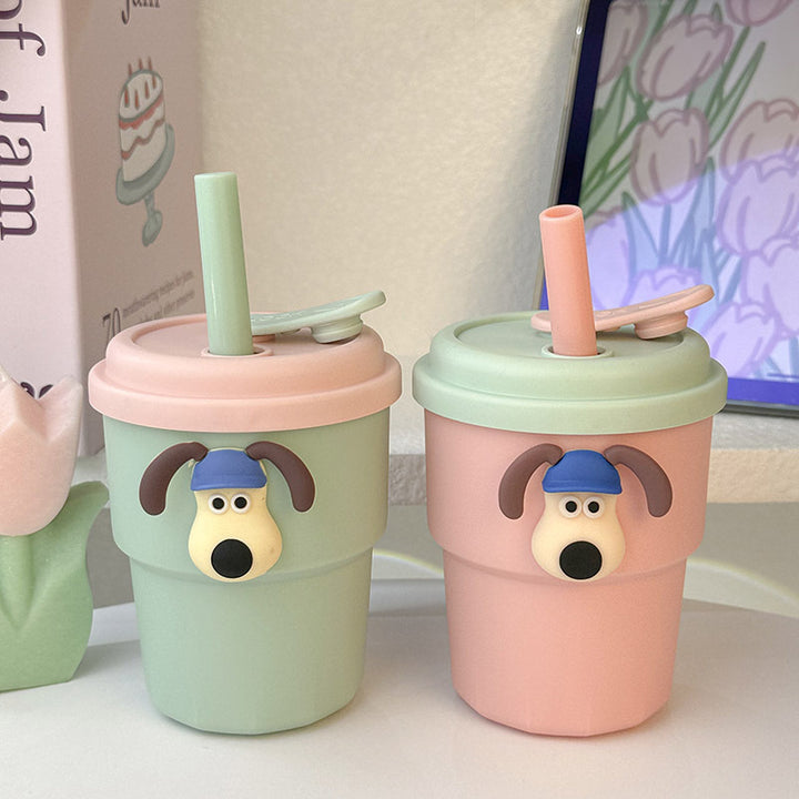 Ladies flexible drinking cup with animal design Bowlift